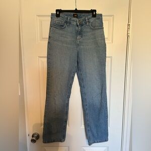 Lee Women's Light Blue Straight Leg Jeans
